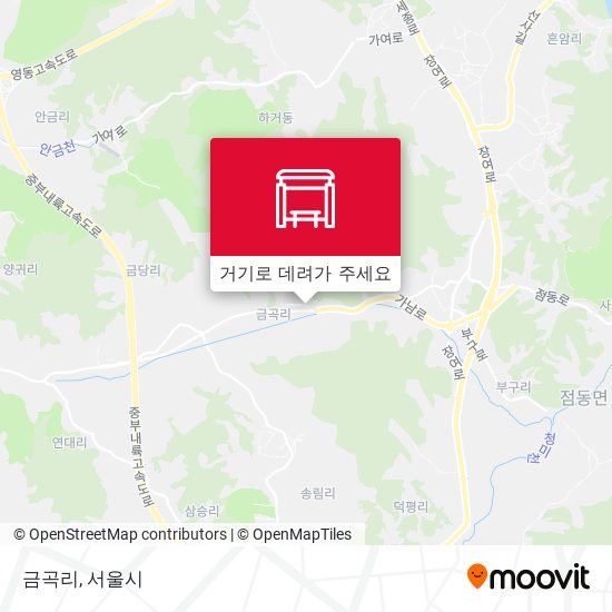 금곡리 지도