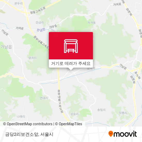 금당2리보건소앞 지도