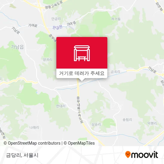 금당리 지도