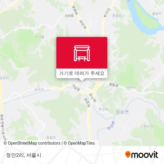 청안2리 지도