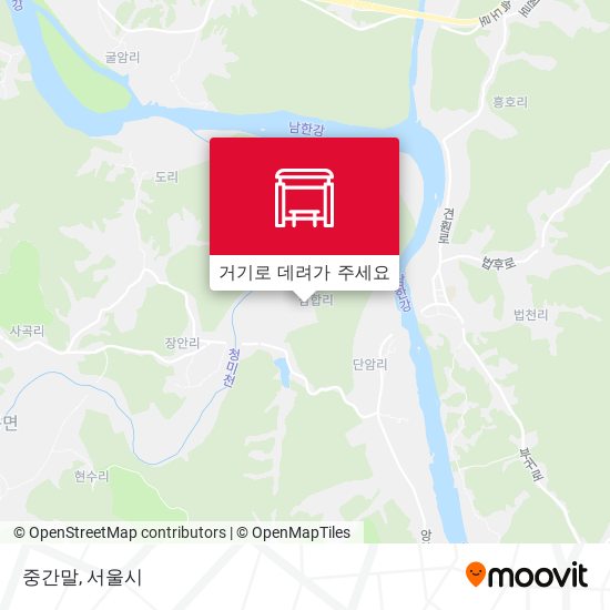 중간말 지도