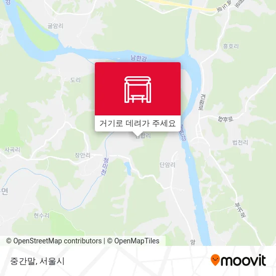 중간말 지도