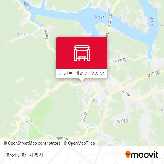 탐선부락 지도