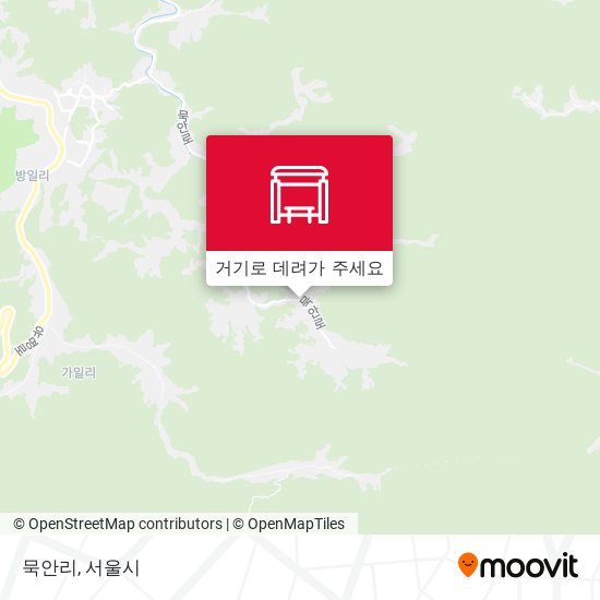 묵안리 지도