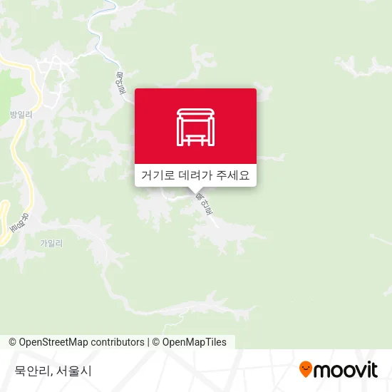 묵안리 지도