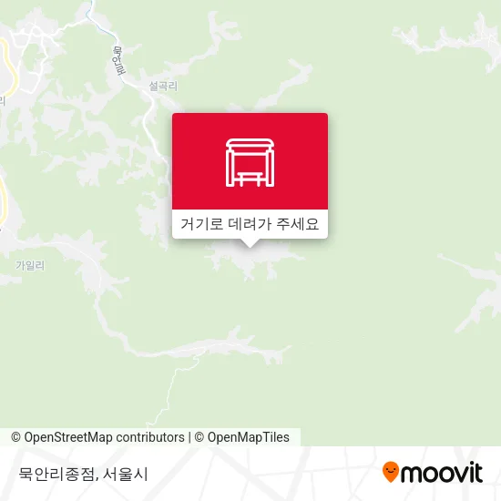 묵안리종점 지도
