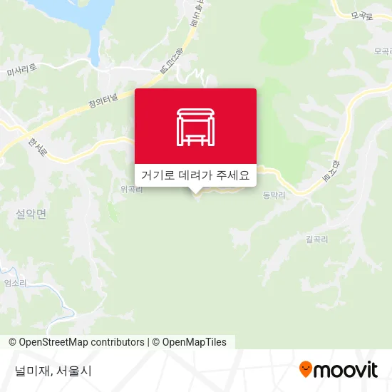널미재 지도