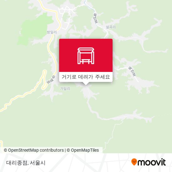 대리종점 지도