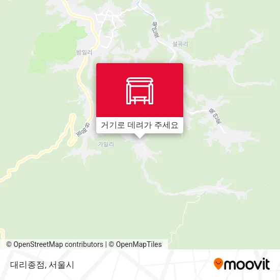 대리종점 지도