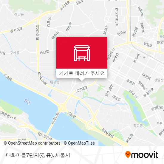 대화마을7단지(경유) 지도