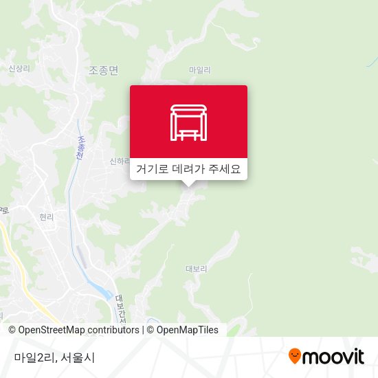 마일2리 지도