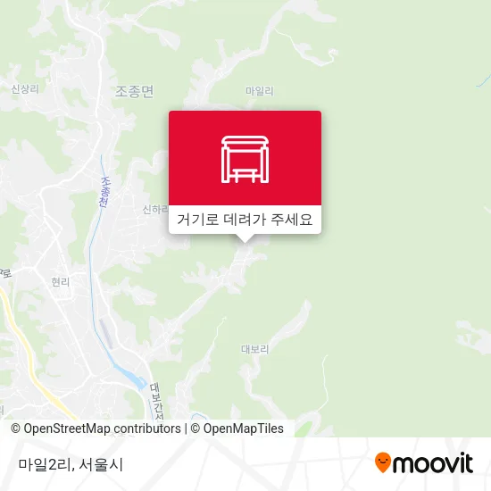 마일2리 지도