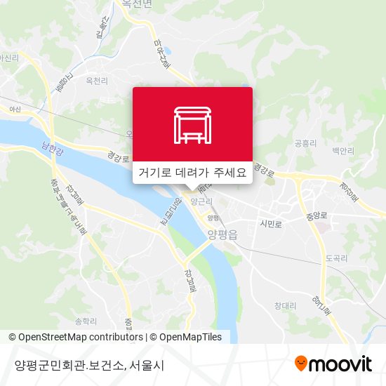 양평군민회관.보건소 지도