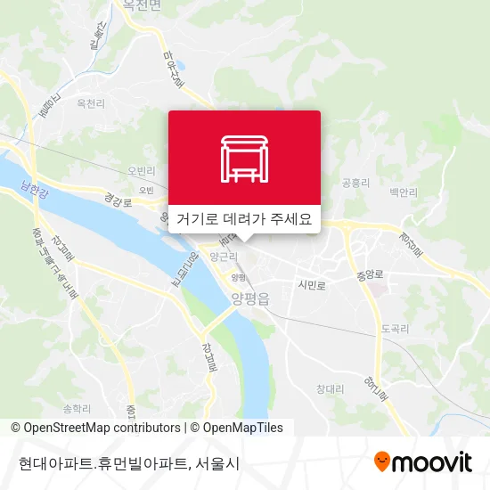 현대아파트.휴먼빌아파트 지도