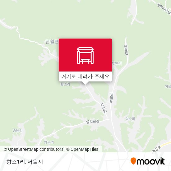 향소1리 지도