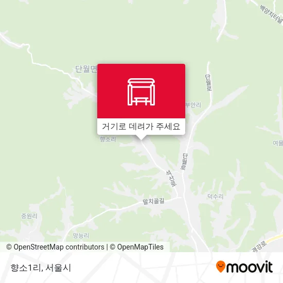향소1리 지도