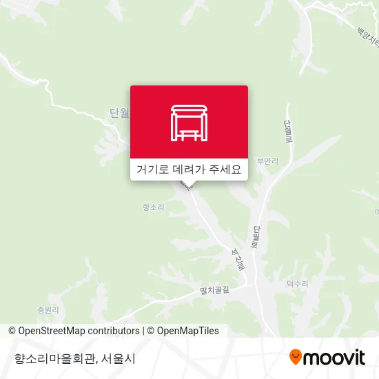 향소리마을회관 지도