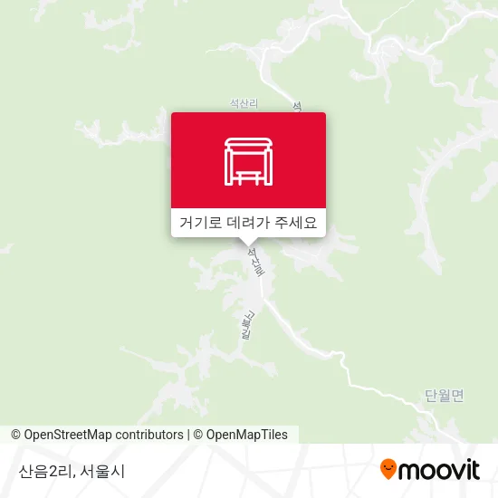 산음2리 지도
