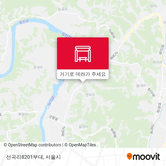 선곡리8201부대 지도