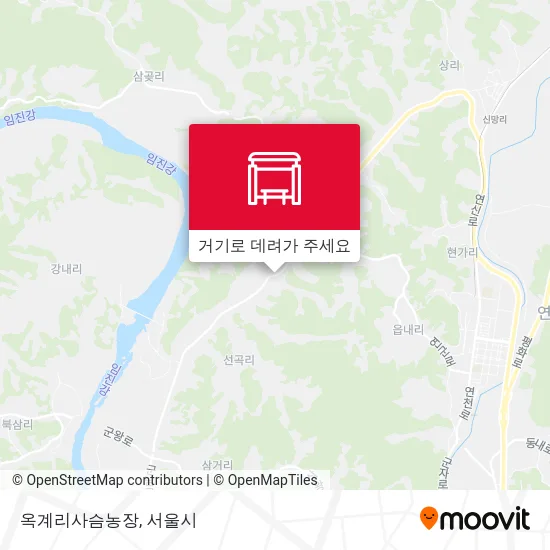 옥계리사슴농장 지도