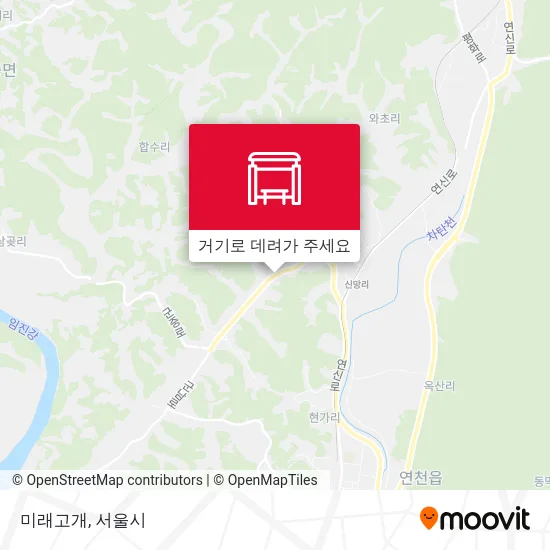 미래고개 지도