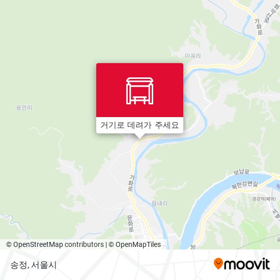 송정 지도
