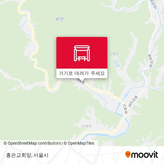 홍은교회앞 지도