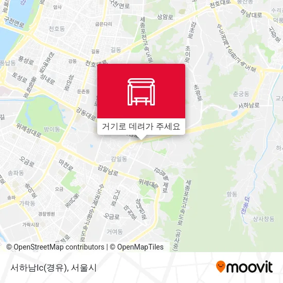 서하남Ic(경유) 지도