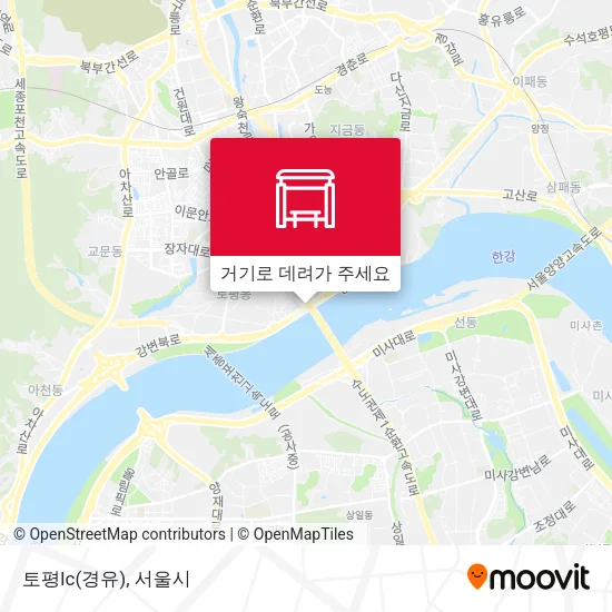 토평Ic(경유) 지도