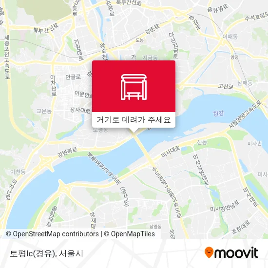 토평Ic(경유) 지도