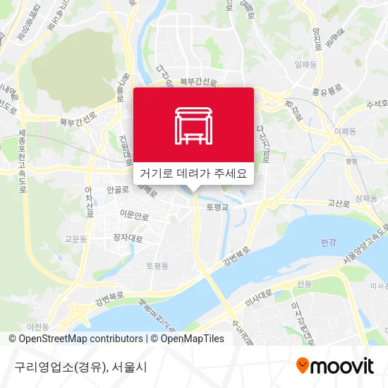 구리영업소(경유) 지도