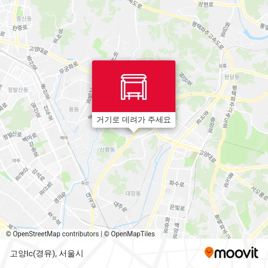 고양Ic(경유) 지도
