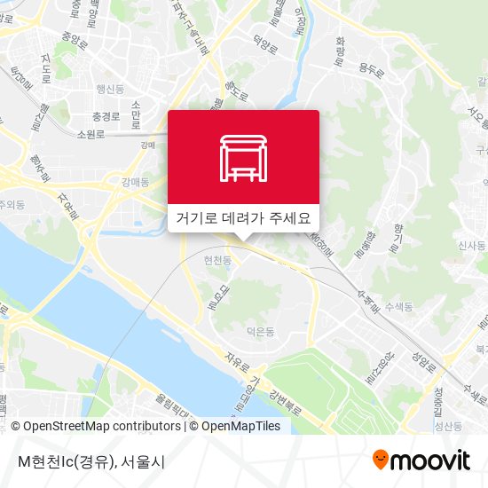 M현천Ic(경유) 지도