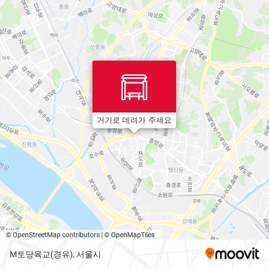 M토당육교(경유) 지도