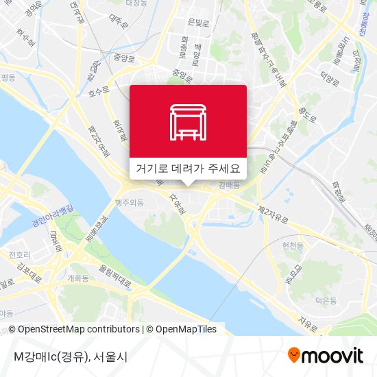 M강매Ic(경유) 지도