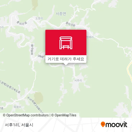 서후1리 지도