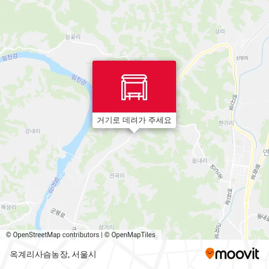 옥계리사슴농장 지도