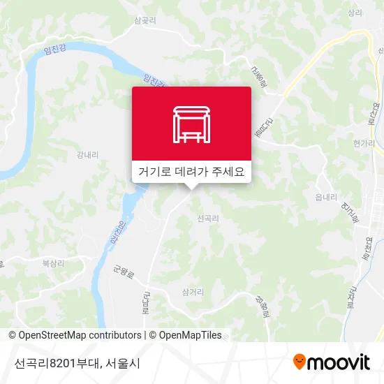 선곡리8201부대 지도