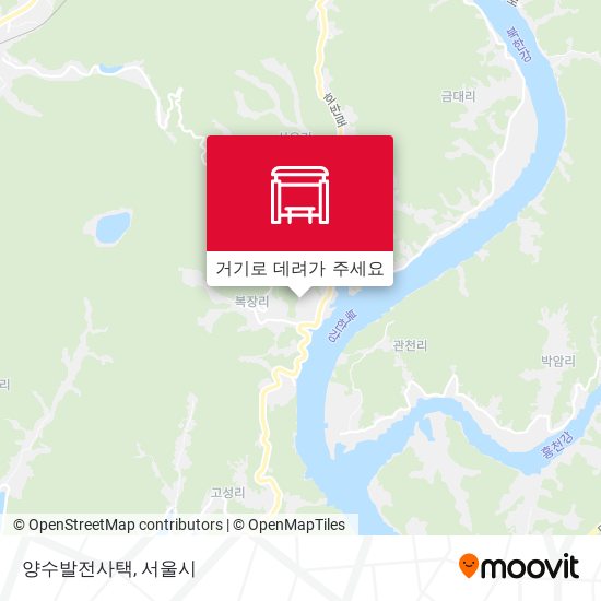 양수발전사택 지도
