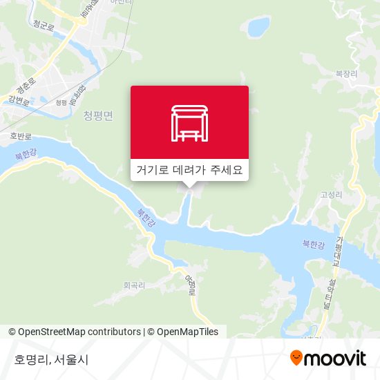 호명리 지도