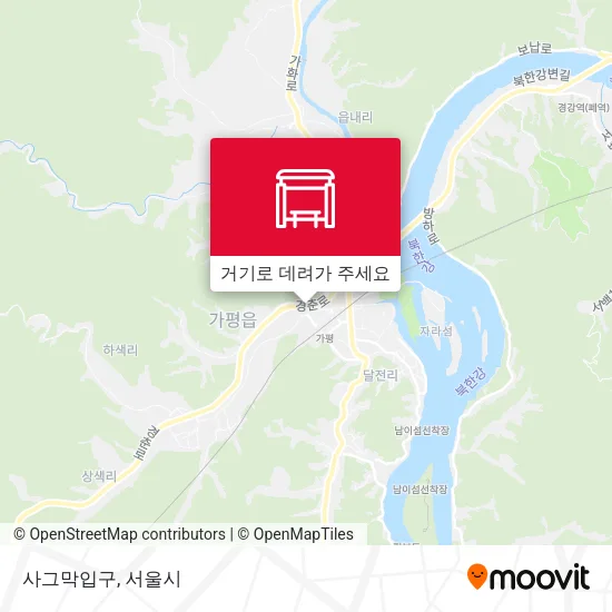 사그막입구 지도