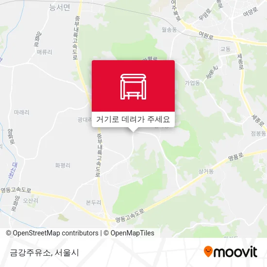 금강주유소 지도