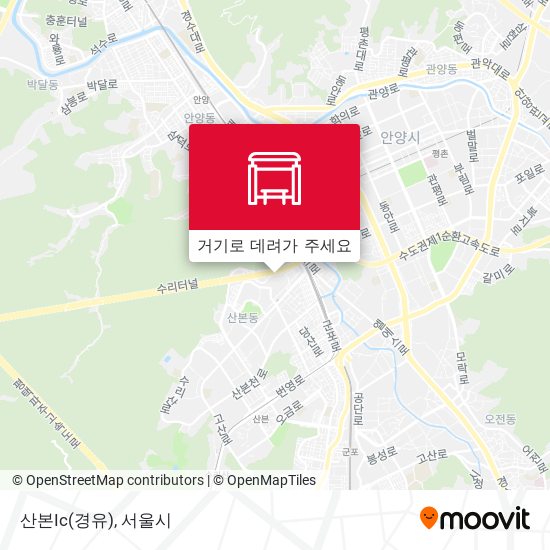 산본Ic(경유) 지도