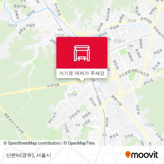 산본Ic(경유) 지도