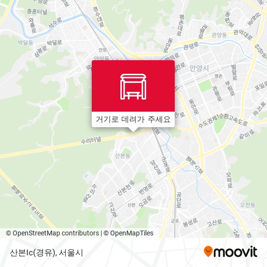 산본Ic(경유) 지도