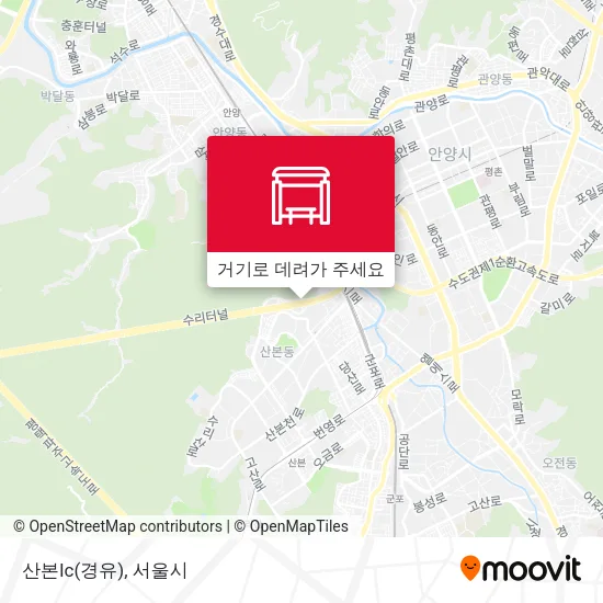 산본Ic(경유) 지도