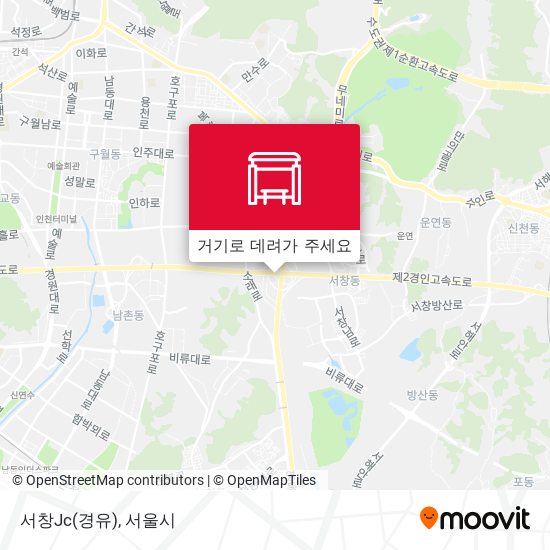 서창Jc(경유) 지도