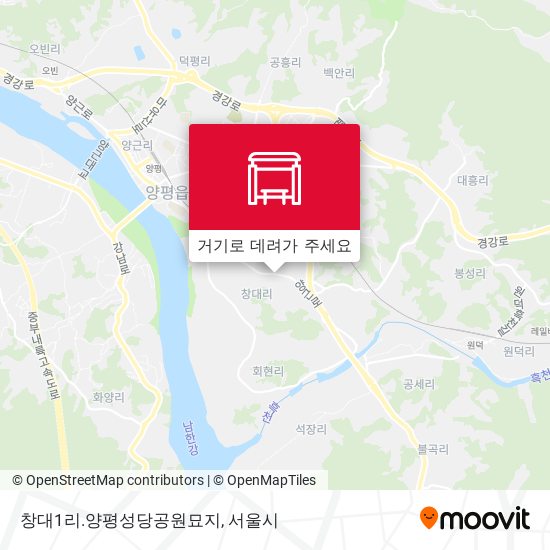 창대1리.양평성당공원묘지 지도