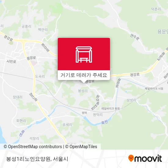 봉성1리노인요양원 지도