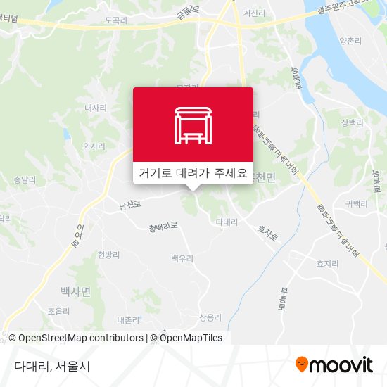 다대리 지도